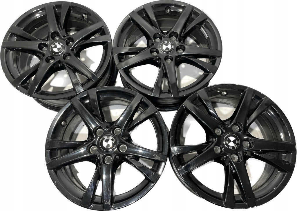 4x Alufelge 16 Zoll 7.0" 5x112 52ET Glanz Silber 6855082 BMW 2 F45 F46 Rim Wheel FEL3852696840uw