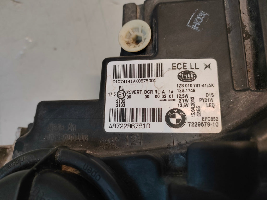 Frontscheinwerfer BMW F20 7229679 Xenon Links Scheinwerfer Headlight SCH4310788057wy