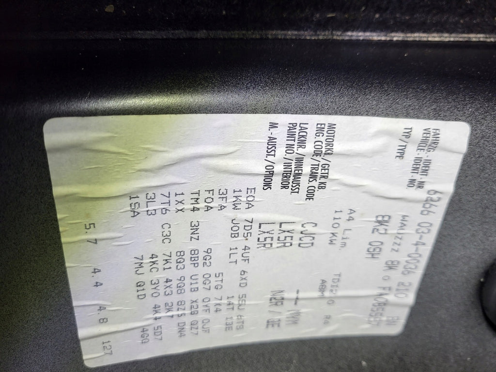 Motor Audi A4 B8 CJCD 2.0 TDI 150PS 110kW 136TKm 2015 Diesel Engine Komplett