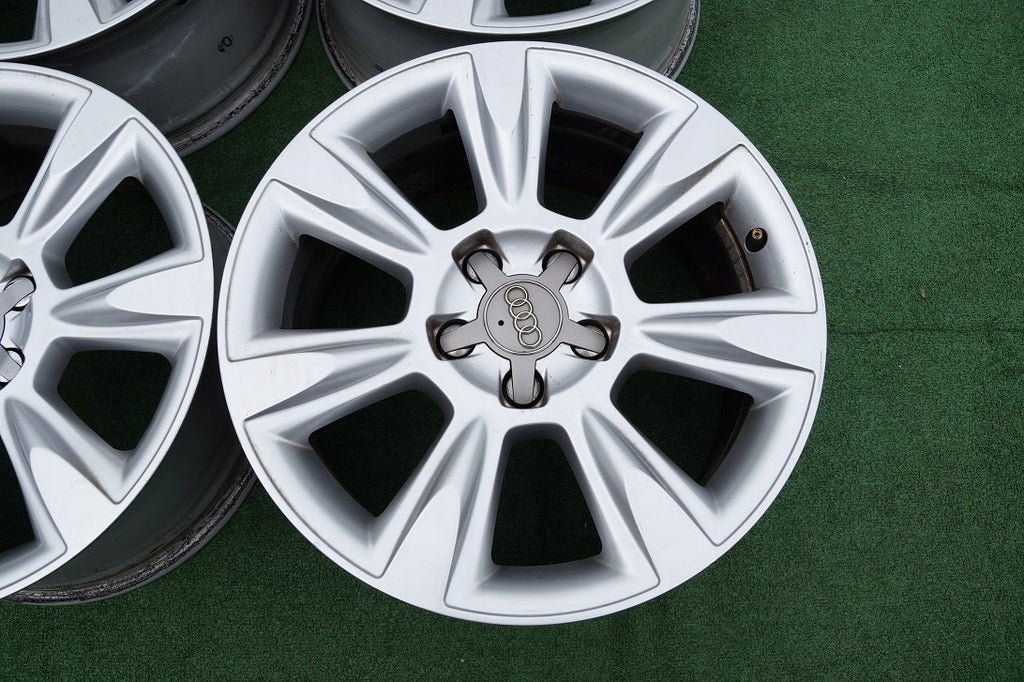 4x Alufelge 17 Zoll 8.0" 5x112 26ET Glanz Silber 8K0601025BL Audi A4 B8 FEL5298625865te