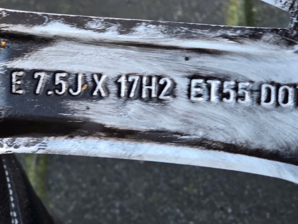 1x Alufelge 17 Zoll 7.5" 5x108 55ET Glanz Silber EM2C-1007-A1A Ford Mondeo FEL6541571769zg