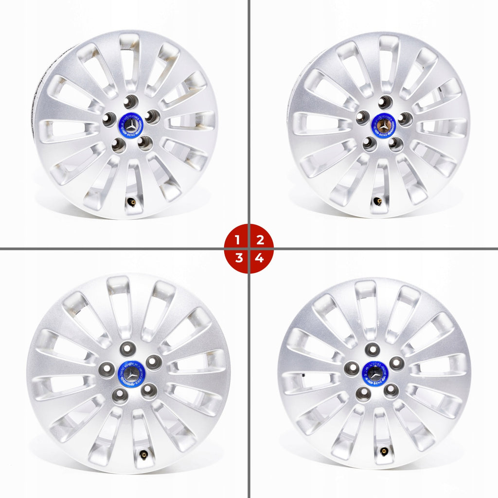 4x Alufelge 16 Zoll 6.5" 5x112 44ET A4154011000 Mercedes-Benz Citan Rim Wheel FEL4230666295lv