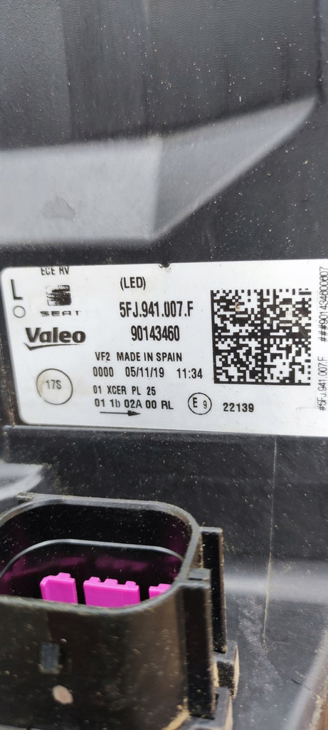 Frontscheinwerfer Seat Tarraco 5FJ941007 LED Links Scheinwerfer Headlight