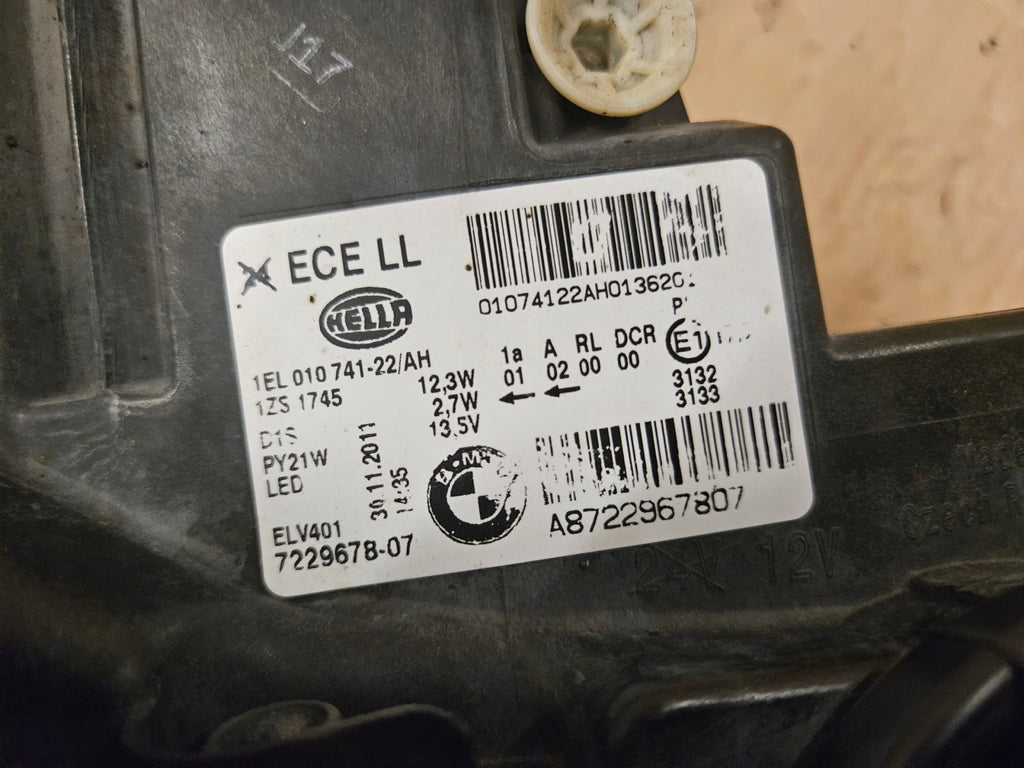 Frontscheinwerfer BMW 1 F21 F20 1EL010741-22 Bi-Xenon Rechts Headlight SCH2454338601ln