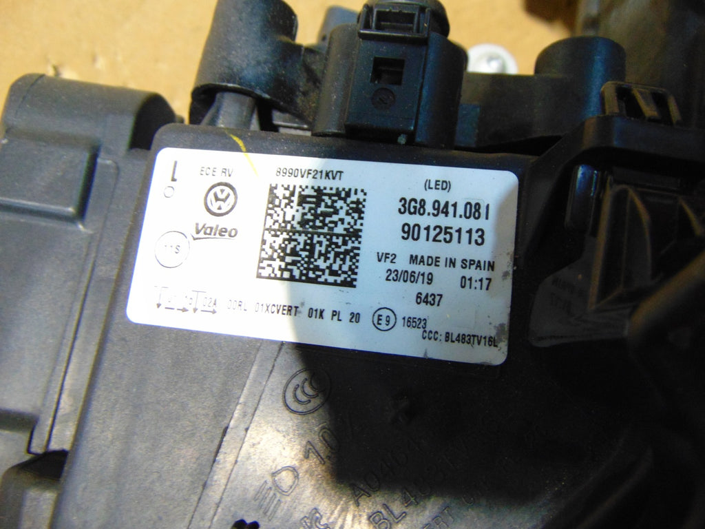Frontscheinwerfer VW Arteon 3G8941081Q LED Ein Stück (Rechts oder Links) SCH6378368014sg