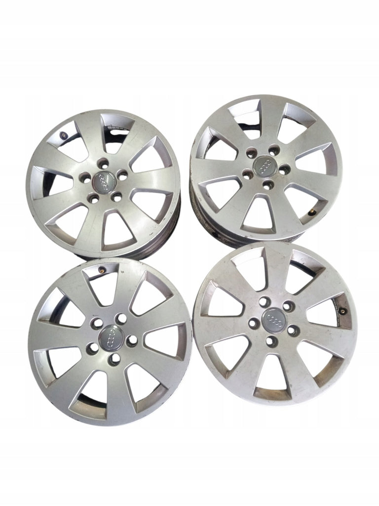 4x Alufelge 16 Zoll 6.5" 5x112 50ET Matt Grau Audi A4 B6 Rim Wheel FEL6094230297fh