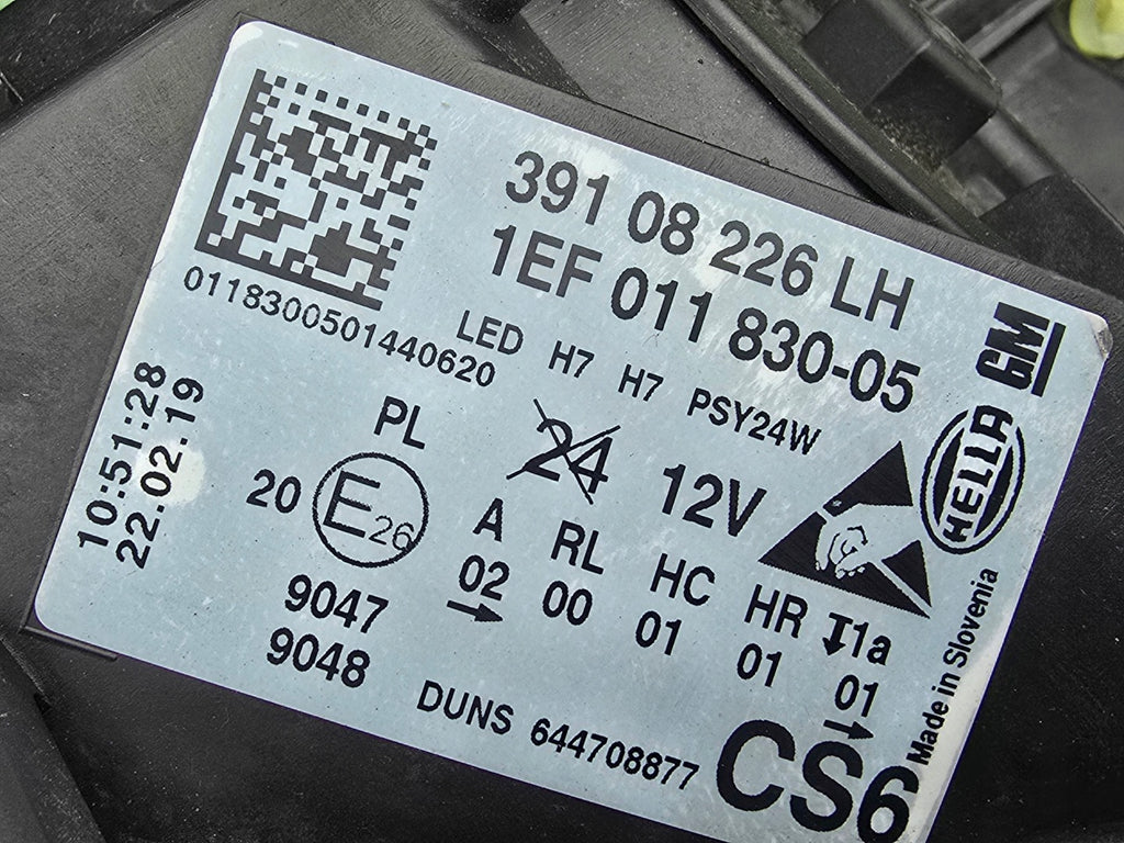 Frontscheinwerfer Opel Corsa E 1EF011830-05 Links Scheinwerfer Headlight SCH6913605909ve