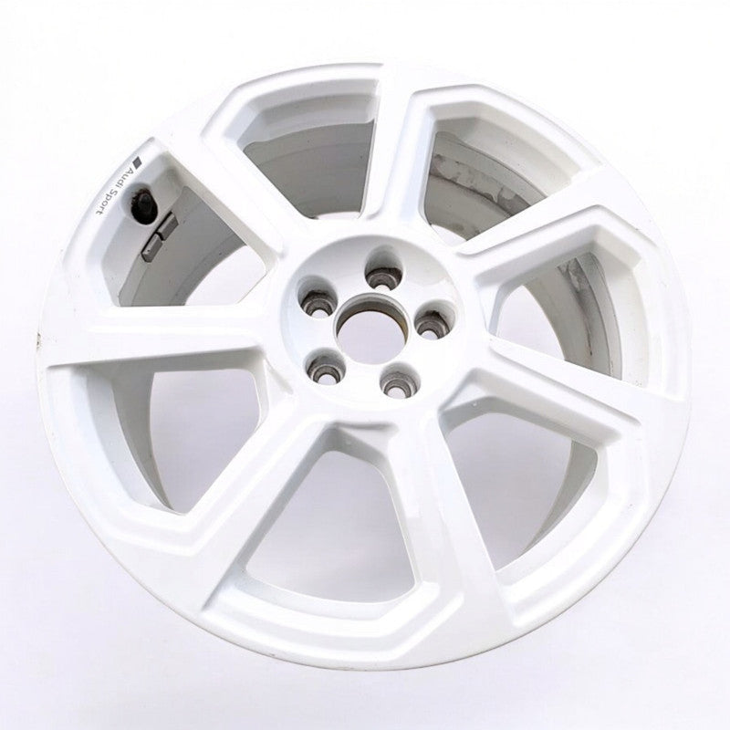 1x Alufelge 18 Zoll 7.5" 5x100 46ET Glanz Weiß 82A601025AB Audi Rim Wheel