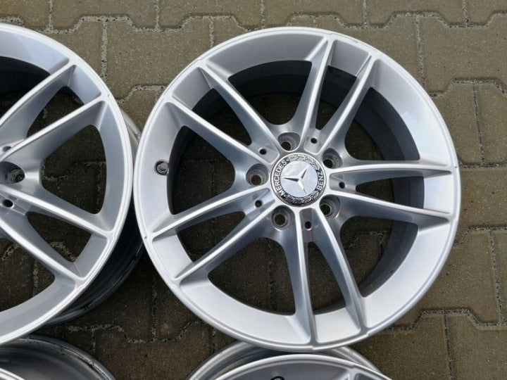 4x Alufelge 16 Zoll 6.5" 5x112 44ET A1774010100 Mercedes-Benz Cla Slc Rim Wheel FEL3983197543jk