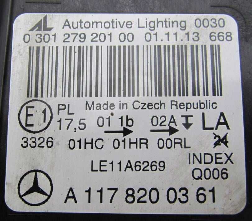 Frontscheinwerfer Mercedes-Benz Cla C117 A1178200361 Links Headlight SCH5978644525ok