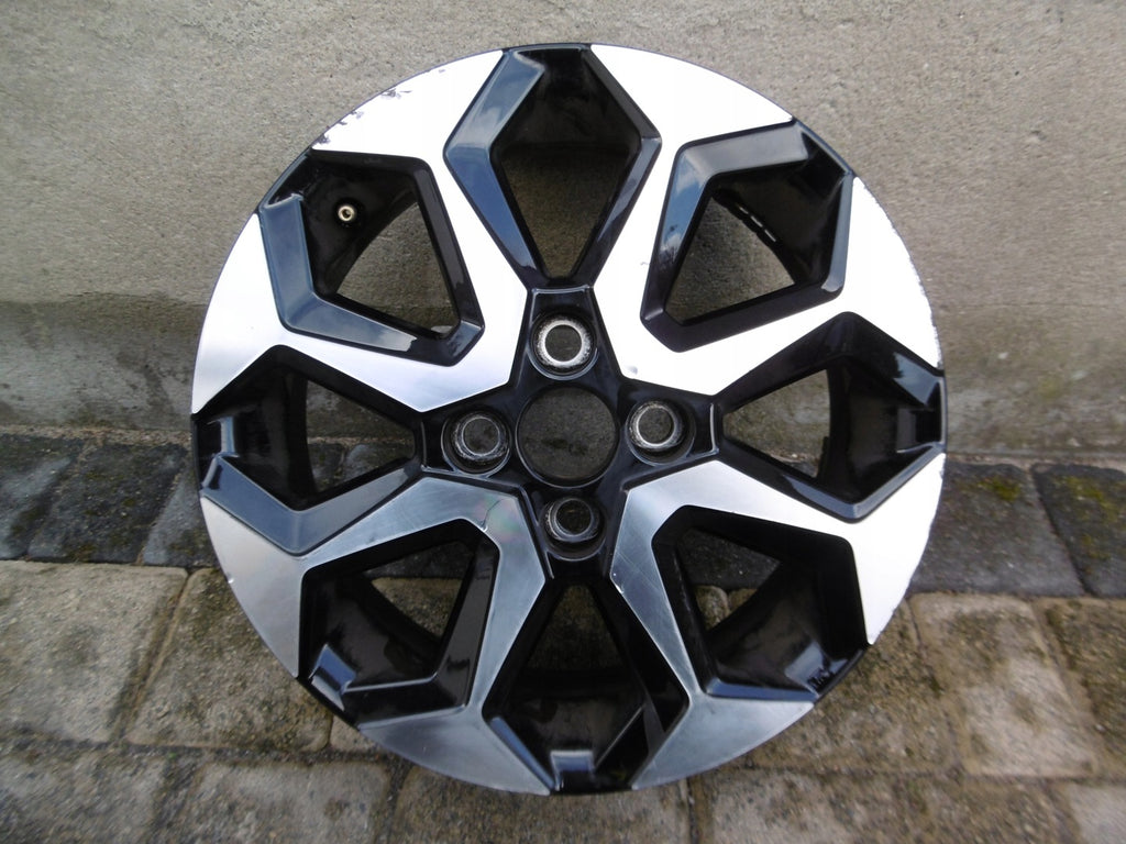 1x Alufelge 15 Zoll 4.5" 4x100 35ET Matt Silber 42611-0H050 Toyota Aygo