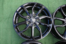 Laden Sie das Bild in den Galerie-Viewer, 4x Alufelge 16 Zoll 6.5" 5x120 60ET Glanz Schwarz VW Transporter Rim Wheel FEL1215255942at