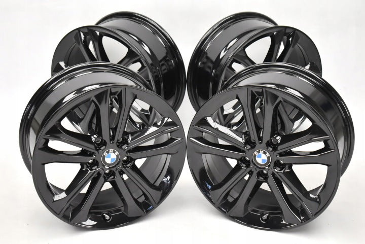 4x Alufelge 17 Zoll 7.5" 5x112 54ET Glanz Grau 6856087 BMW 1 F21 F20 Mg FEL2549662539yw