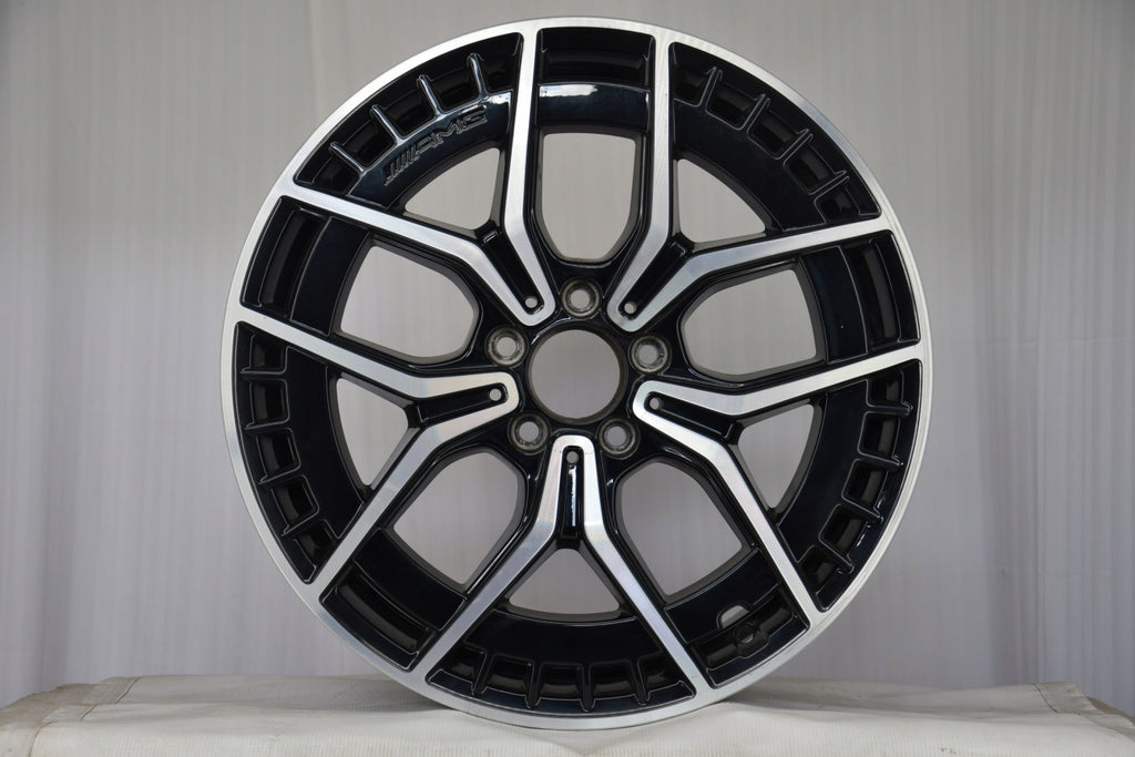 1x Alufelge 19 Zoll 7.5" 5x112 53ET Glanz Schwarz A2434010500 Mercedes-Benz Eqa FEL6048810999qm