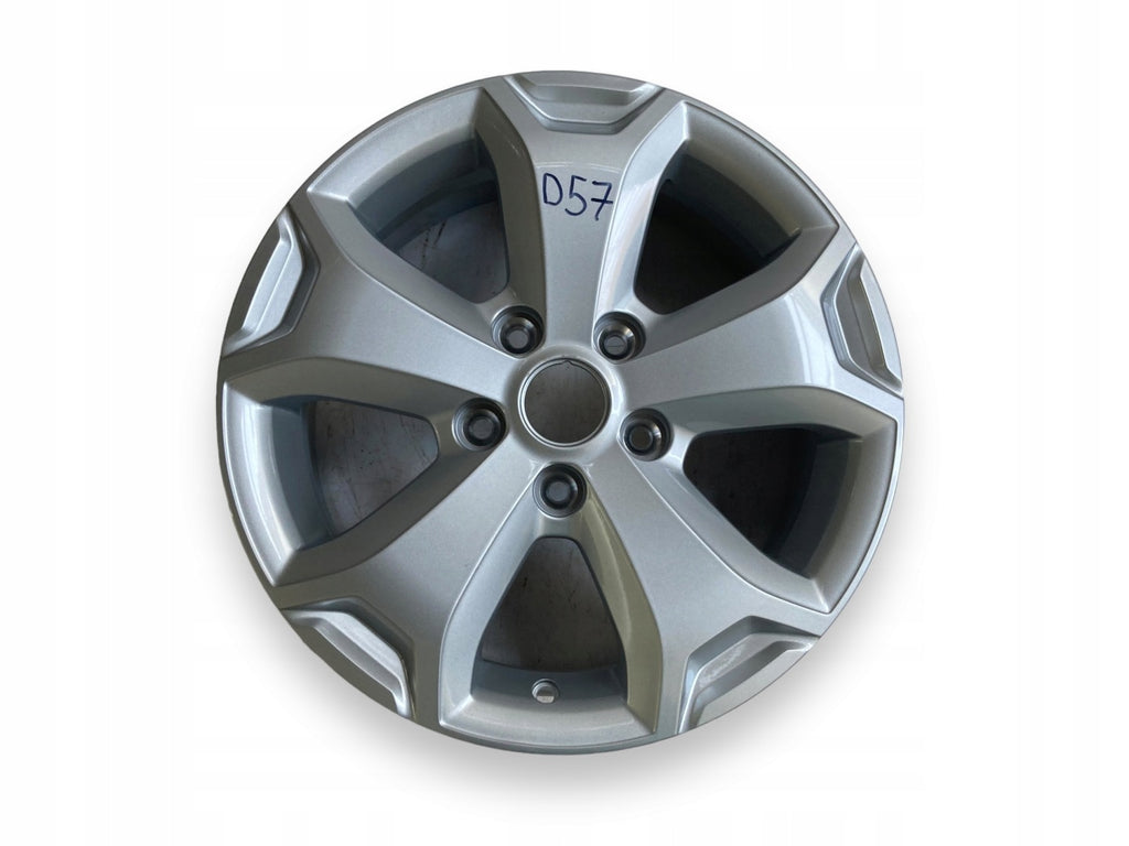 1x Alufelge 16 Zoll 6.5" 5x114.3 50ET Glanz Silber 403007372R Dacia Duster FEL3441889539uc