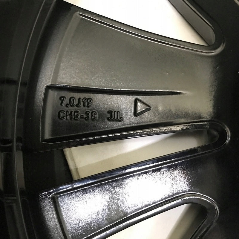 1x Alufelge 19 Zoll 7.0" 5x108 38ET 9809685477 Peugeot Rim Wheel