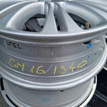 Load image into Gallery viewer, 1x Alufelge 16 Zoll 6.0" 4x100 40ET Glanz Silber 13298019 Opel Corsa Rim Wheel FEL1464651202fr
