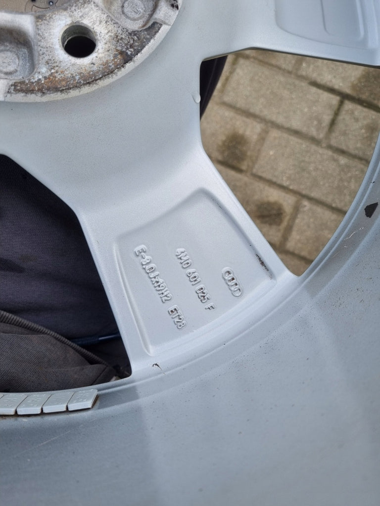 4x Alufelge 19 Zoll 8.0" 5x112 28ET Glanz Silber 4M0601025F Audi Q7 Rim Wheel FEL6727058085oj