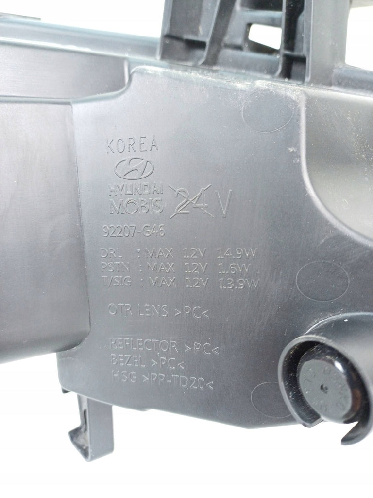 Frontscheinwerfer Hyundai I30 III 92207-G4600 Links Scheinwerfer Headlight SCH2146388353xg