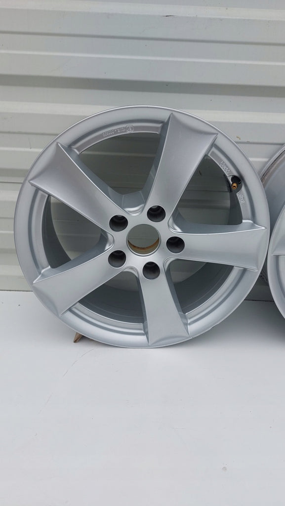 4x Alufelge 16 Zoll 7.0" 5x112 35ET Glanz Silber Rim Wheel FEL9969647660hc