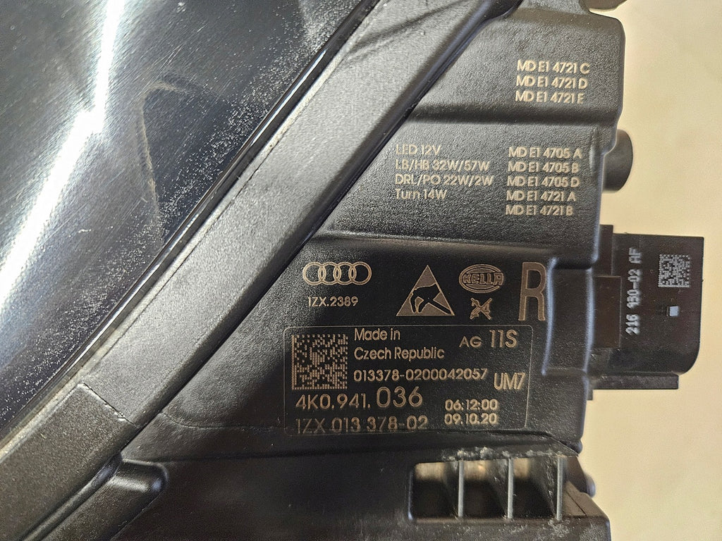 Frontscheinwerfer Audi A6 4K0941036 LED Rechts Scheinwerfer Headlight SCH9541332533df