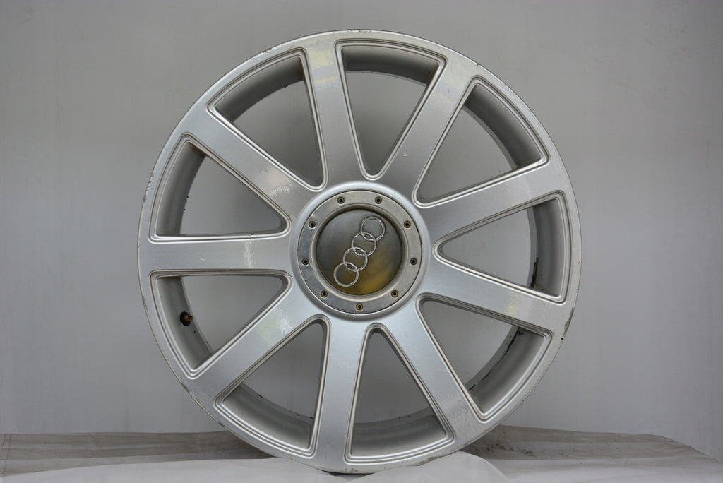 4x Alufelge 19 Zoll 8.0" 5x112 42ET Glanz Silber Audi Rim Wheel