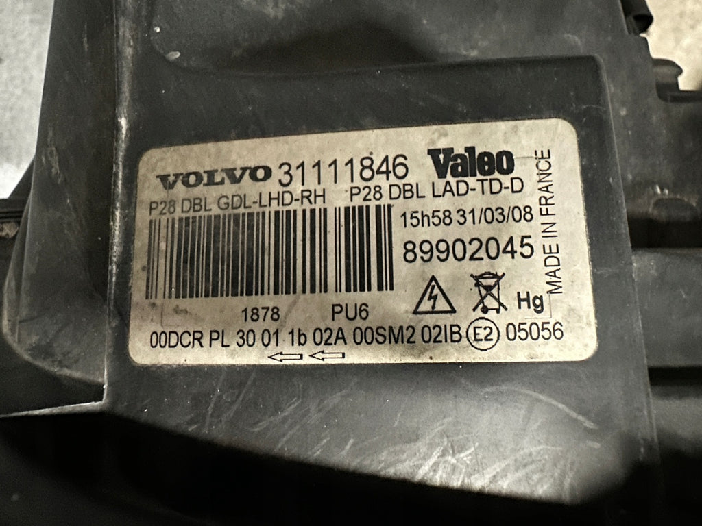 Frontscheinwerfer Volvo Xc90 89902045 Xenon Rechts Scheinwerfer Headlight SCH9673568415at