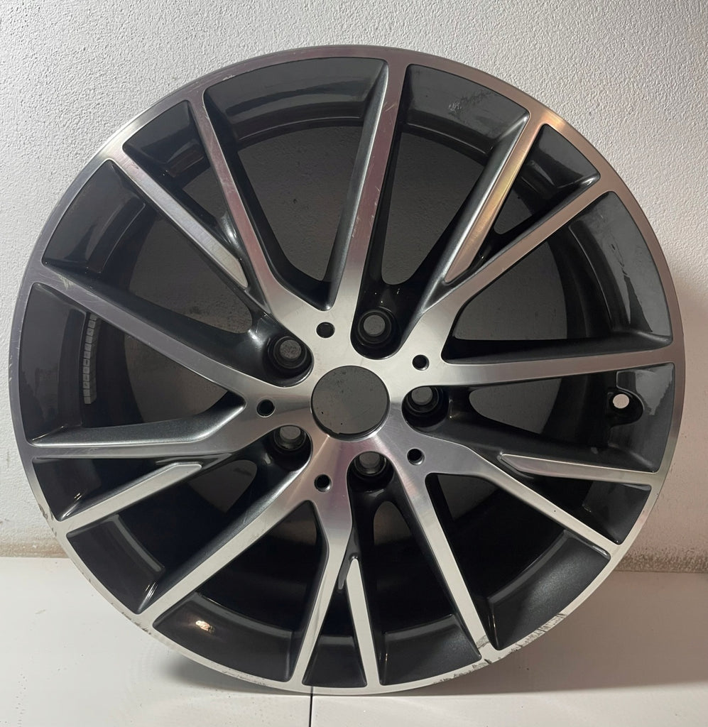 1x Alufelge 17 Zoll 7.0" 5x112 47ET Glanz Grau 7849122 BMW Mg Rim Wheel FEL8607937483sb