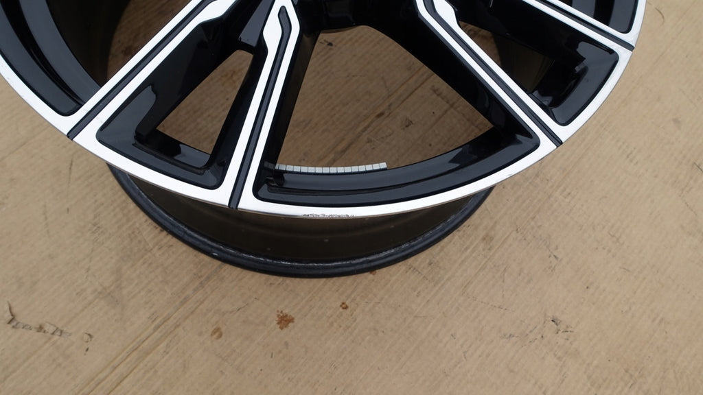 1x Alufelge 22 Zoll 9.5" 5x112 37ET Glanz Silber 8072002 BMW G05 G06 Mg FEL7038704171lj