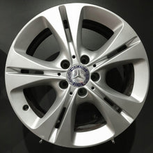 Laden Sie das Bild in den Galerie-Viewer, 4x Alufelge 17 Zoll 7.0" 5x112 48 5ET Matt Silber Mercedes-Benz W205 W204 FEL5740790270ey