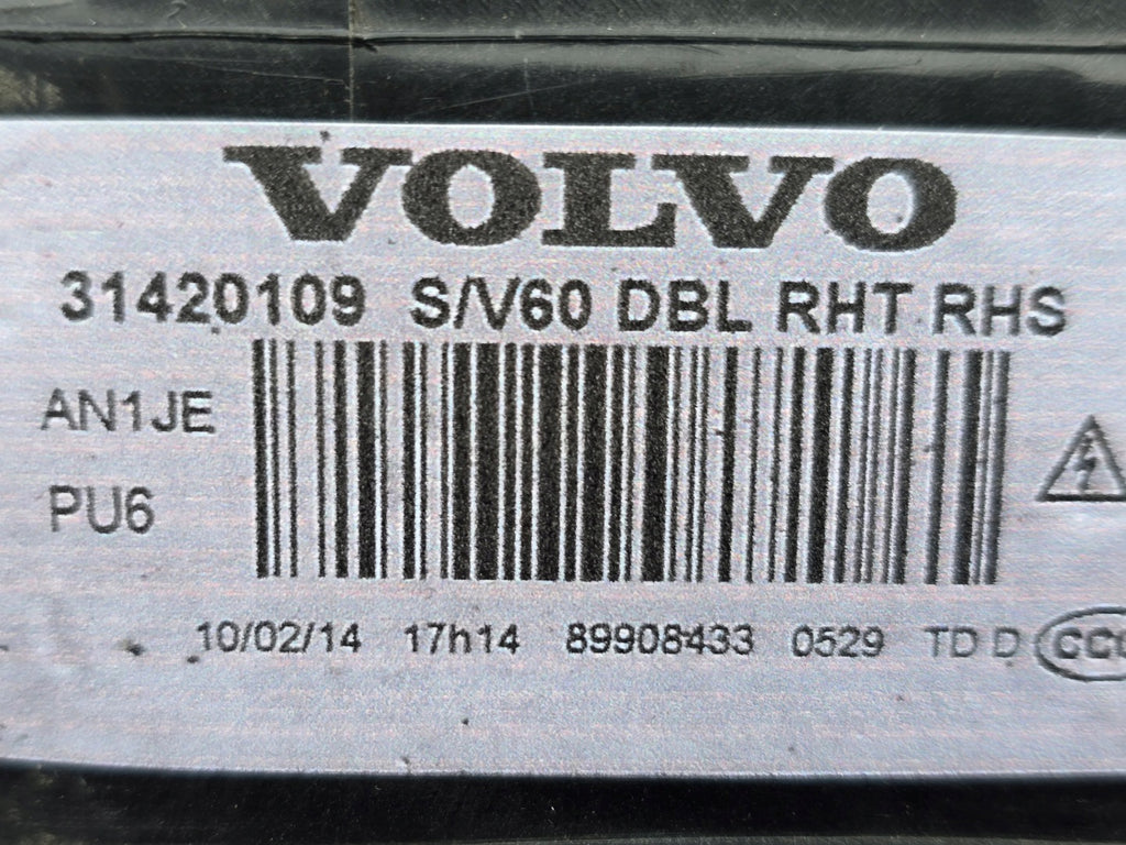 Frontscheinwerfer Volvo V60 S60 31420109 Rechts Scheinwerfer Headlight SCH9573328093cd