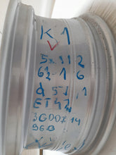 Load image into Gallery viewer, 1x Alufelge 16 Zoll 6.5" 5x112 42ET Glanz Silber 3G0071496B VW I Rim Wheel FEL9093787104ui