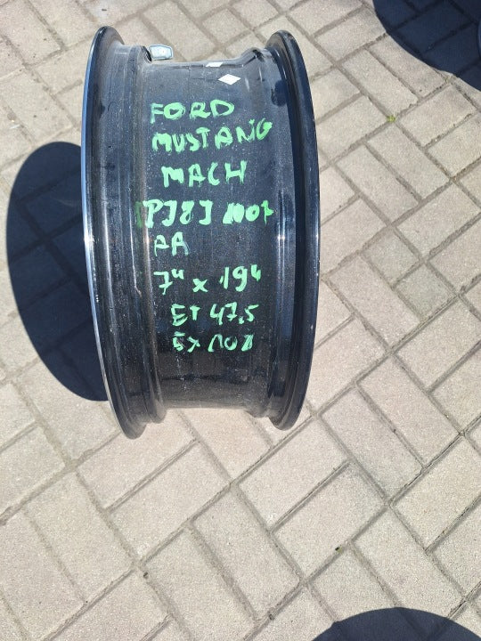 1x Alufelge 19 Zoll 7.0" 5x114.3 47 5ET Glanz PJ8J1007AA Ford Rim Wheel FEL9146629074kx