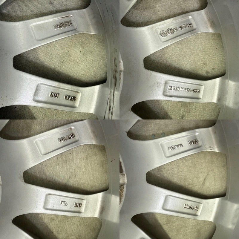 1x Alufelge 18 Zoll 8.0" 5x112 40ET Glanz Silber 8W0601025H Audi Rim Wheel FEL6464699833et