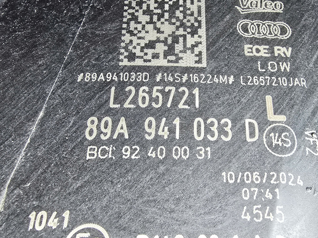 Frontscheinwerfer Audi E-Tron 89A941033D Full LED Links Scheinwerfer Headlight SCH5840008841bq