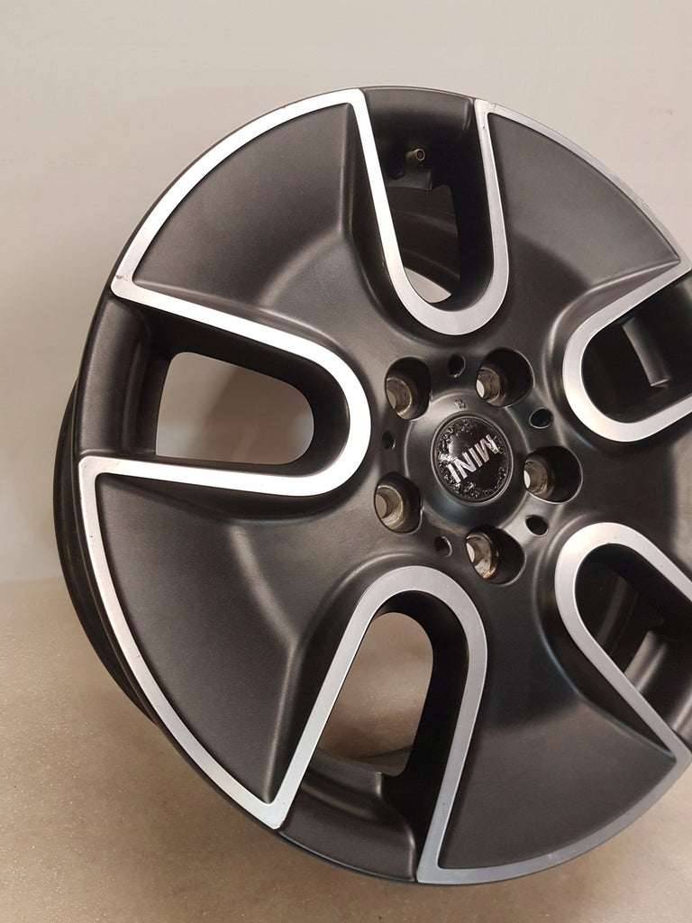 1x Alufelge 17 Zoll 7.0" 5x120 50ET Matt Schwarz 9804373 Mini Countryman R60 R61