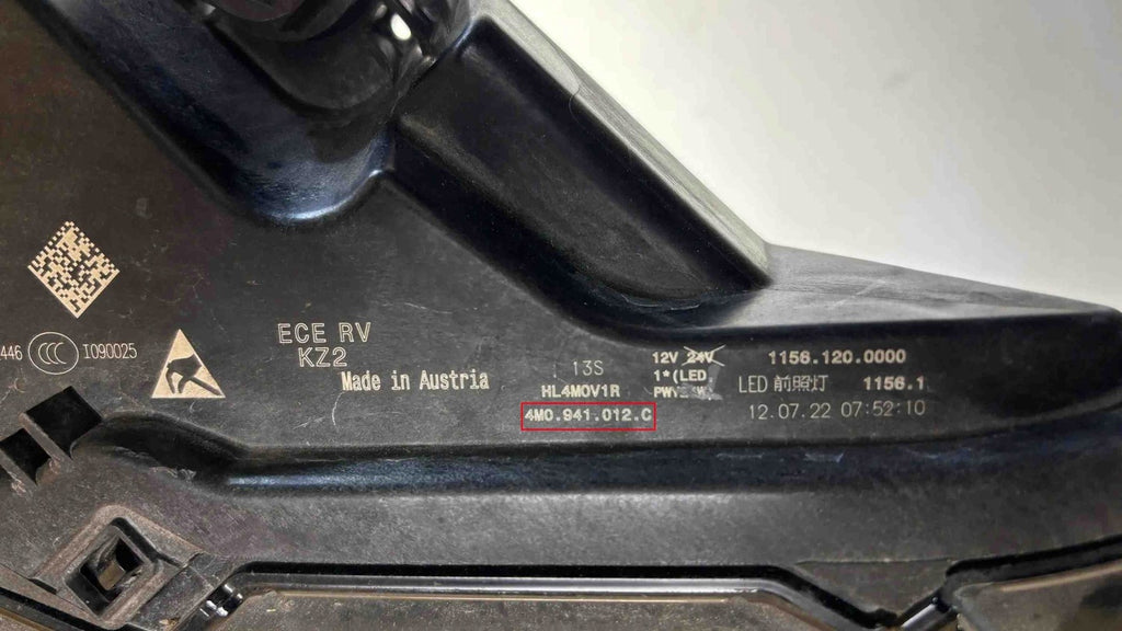 Frontscheinwerfer Audi Q7 4M0941012C Full LED Rechts Scheinwerfer Headlight