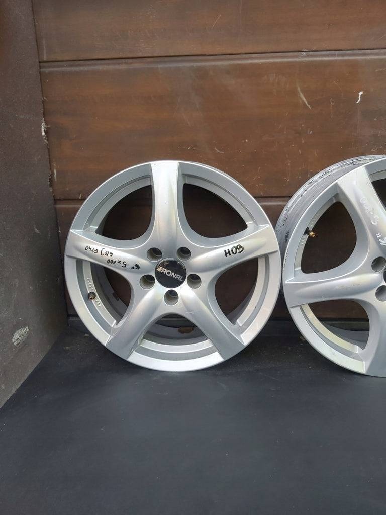 4x Alufelge 16 Zoll 6.5" 5x100 Seat Leon Golf I Rim Wheel FEL7966125979sr