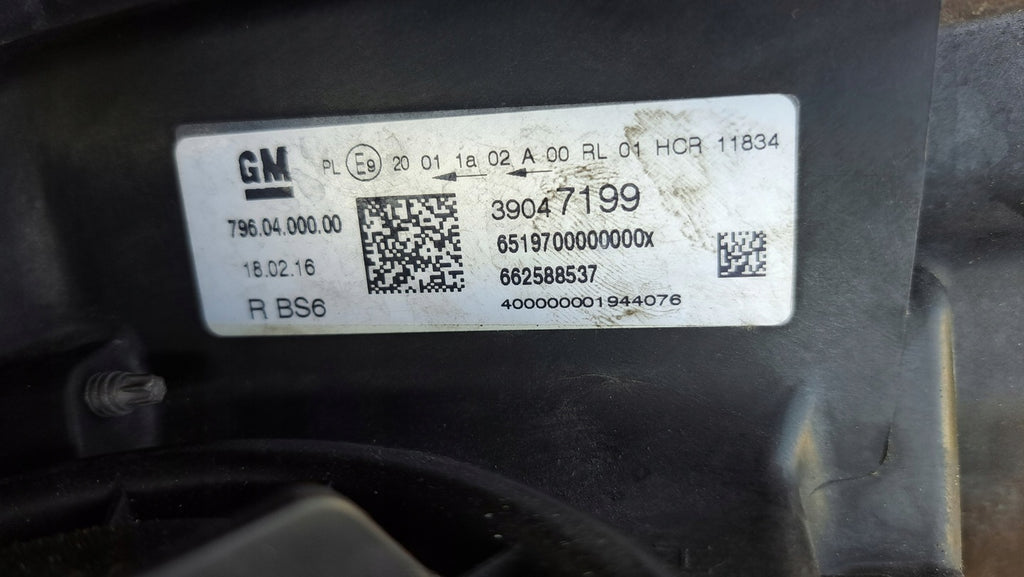 Frontscheinwerfer Opel Astra K 39047199 LED Rechts Scheinwerfer Headlight SCH1835573827fe