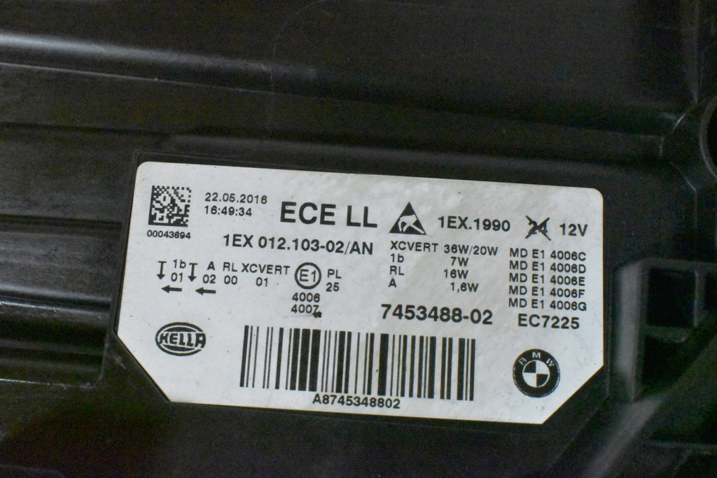 Frontscheinwerfer BMW 3 F30 F31 7453488 LED Rechts Scheinwerfer Headlight SCH1654030858gz