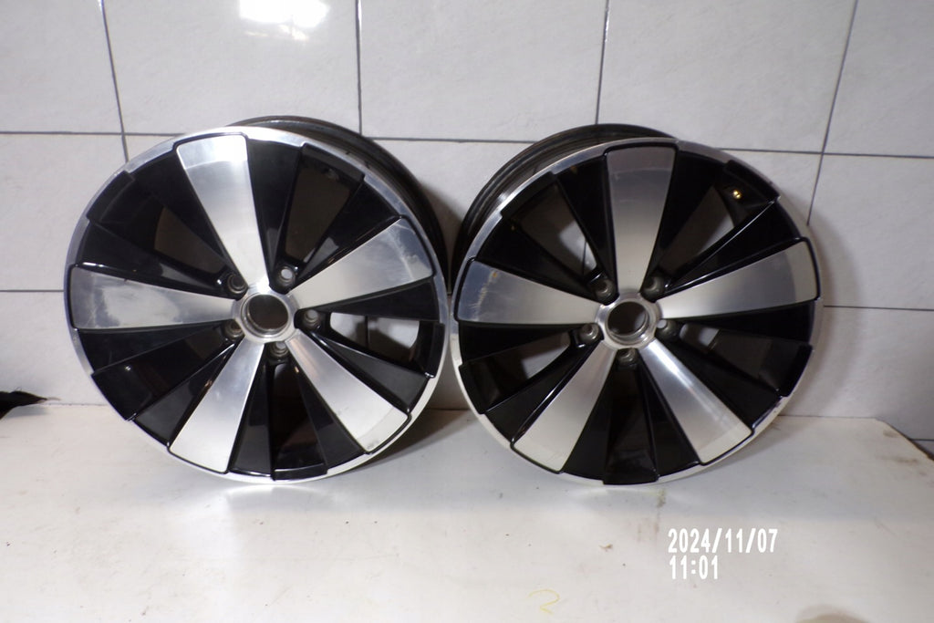 1x Alufelge 18 Zoll 8.0" 5x112 48ET Glanz Schwarz 5C0601025AK 5C0601025 VW FEL1499408177wc