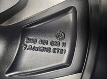 Load image into Gallery viewer, 1x Alufelge 18 Zoll 7.5" 5x112 51ET Glanz Schwarz 5H0601025H VW Golf Rim Wheel FEL4752145008is