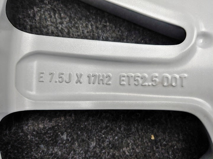 1x Alufelge 17 Zoll 7.5" 5x108 52 5ET GJ5C-1007-B1A Ford Kuga Ii Rim Wheel FEL4128990016mi