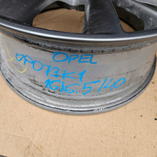 Load image into Gallery viewer, 1x Alufelge 16 Zoll 6.5" 4x100 40ET Glanz Silber 13374019 Opel Corsa Rim Wheel FEL7756916663tv