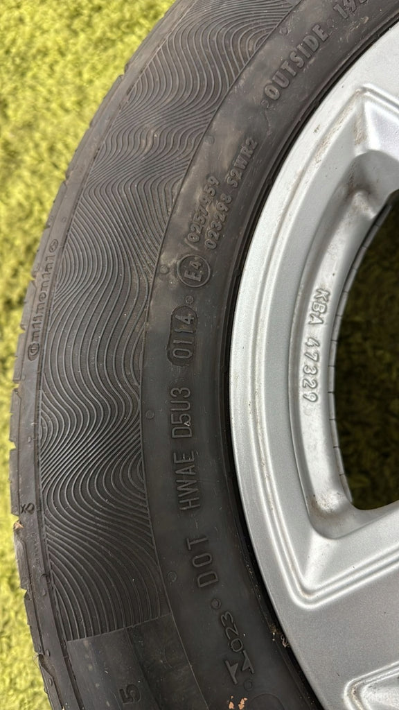 1x Alufelge 15 Zoll 6.0" 5x112 44ET Matt Grau KBA47329 Mercedes-Benz W169 FEL3940923875pp