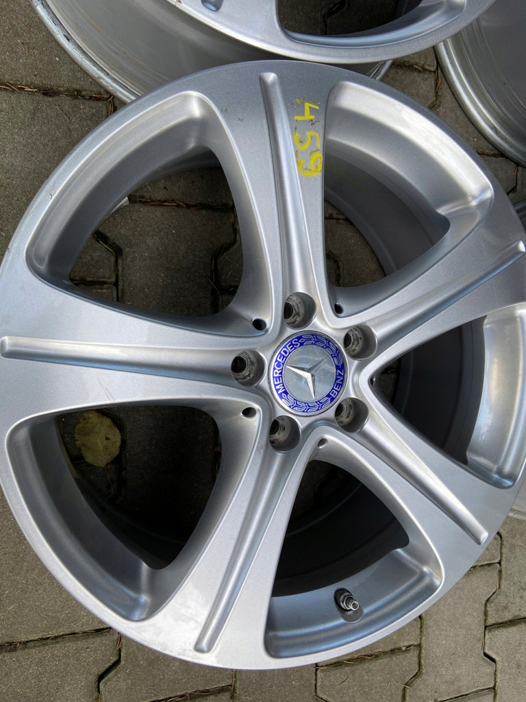 4x Alufelge 18 Zoll 8.0" 5x112 43ET Glanz Silber A2134011400 Mercedes-Benz FEL4162229949xu