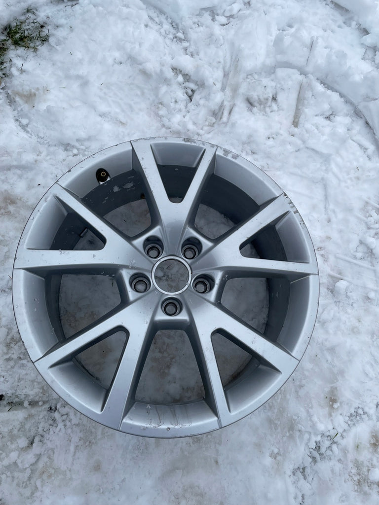 1x Alufelge 18 Zoll 7.5" 5x112 37ET Glanz Silber 4G0071498 Audi A6 Rim Wheel