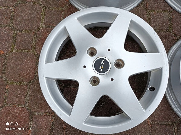 4x Alufelge 15 Zoll 5.5" 3x112 Smart Rim Wheel FEL7746257271gv