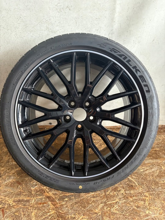 1x Alufelge 19 Zoll 8.0" 5x112 32ET Matt Schwarz 8W9601025H Audi A4 Allroad B9 FEL6982644102bl