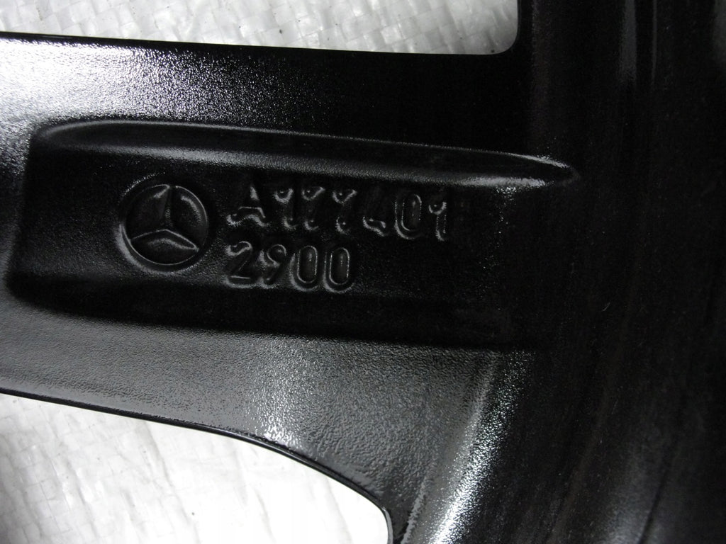 1x Alufelge 17 Zoll 6.5" 5x112 44ET Glanz Schwarz A1774012900 Mercedes-Benz FEL5694126875wc
